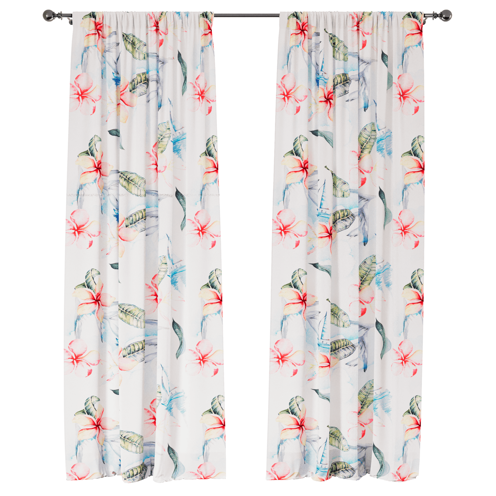 Exotic Whimsy Window Curtains - ArtessaFusion