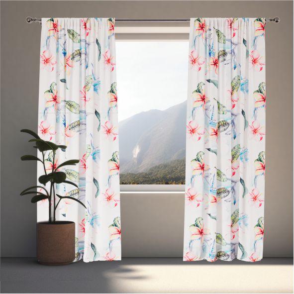 Exotic Whimsy Window Curtains - ArtessaFusion