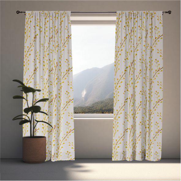 Wildflower Grace Window Curtains - ArtessaFusion