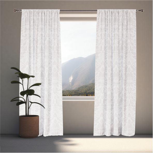 Art Deco Allure Window Curtains - ArtessaFusion