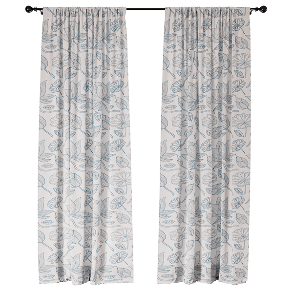 Botanical Bliss Window Curtains - ArtessaFusion