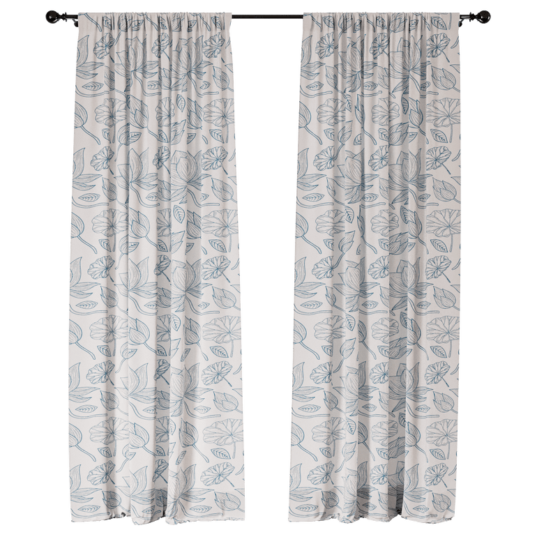 Botanical Bliss Window Curtains - ArtessaFusion