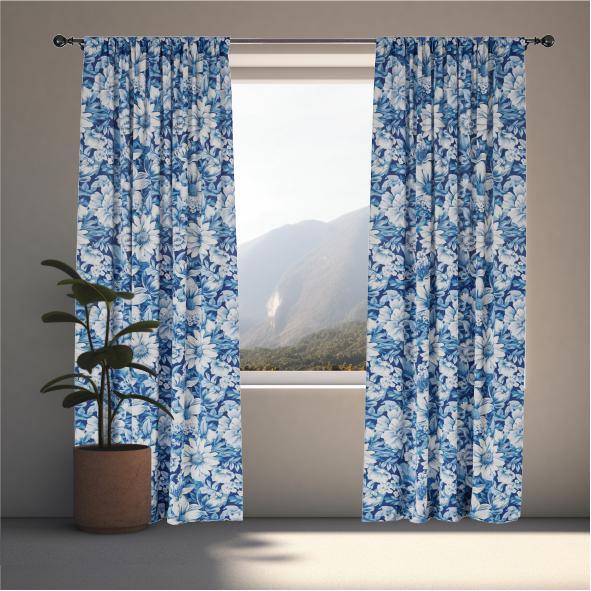 Contemporary Oasis Window Curtains - ArtessaFusion