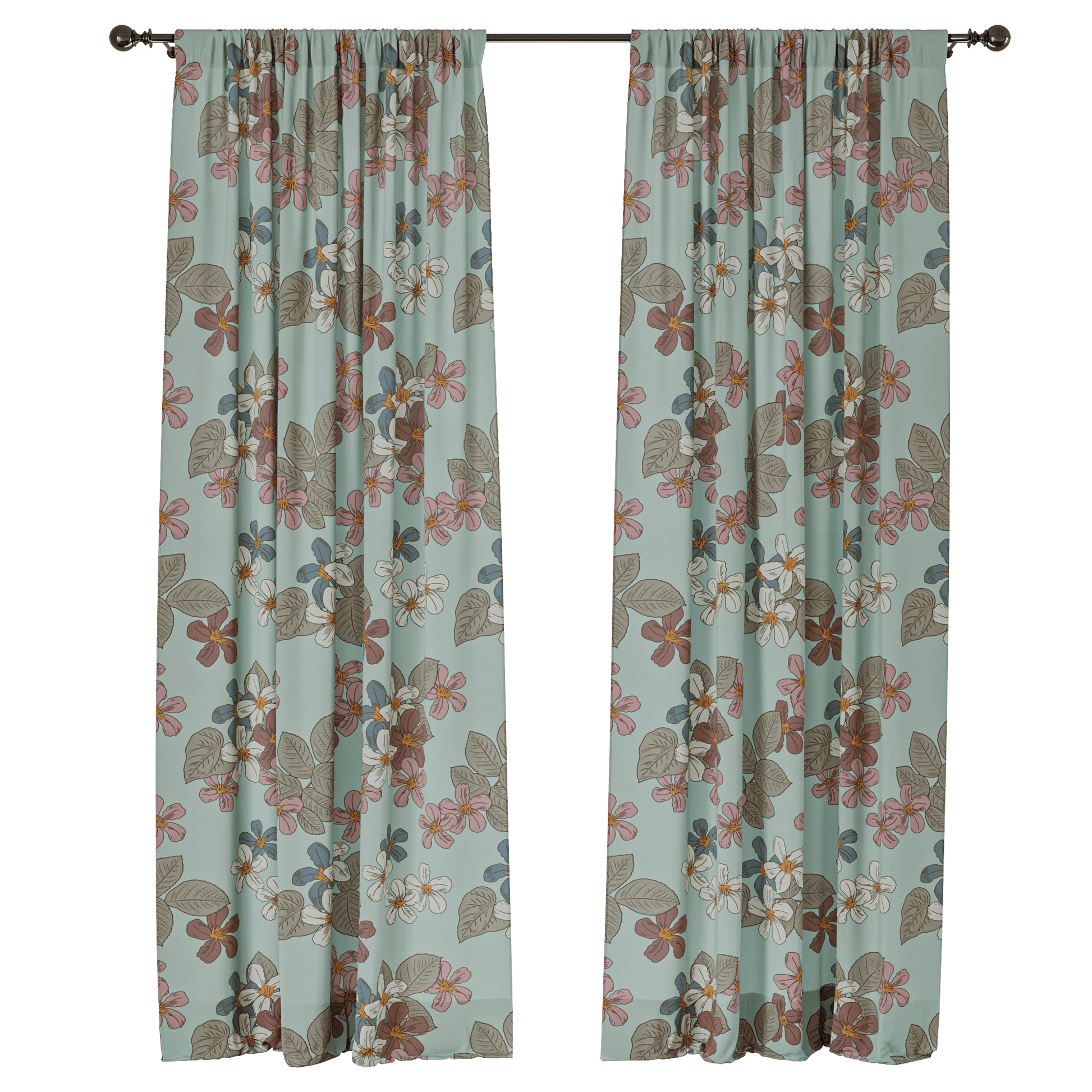 Cottage Chic Window Curtains - ArtessaFusion