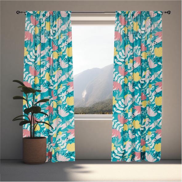 Cozy Vibes Window Curtains - ArtessaFusion