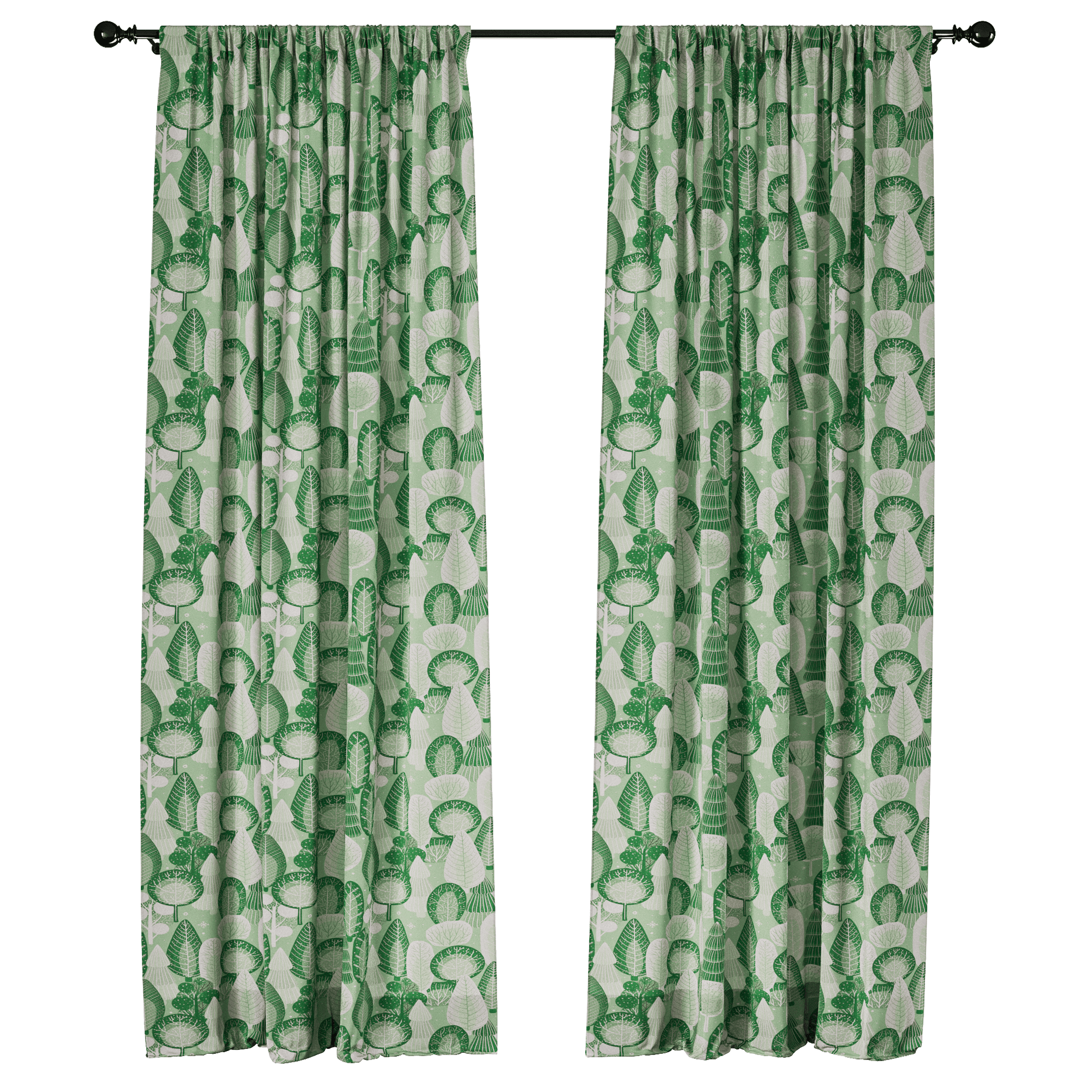 Forest Fantasy Window Curtains - ArtessaFusion