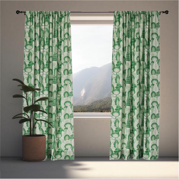 Forest Fantasy Window Curtains - ArtessaFusion