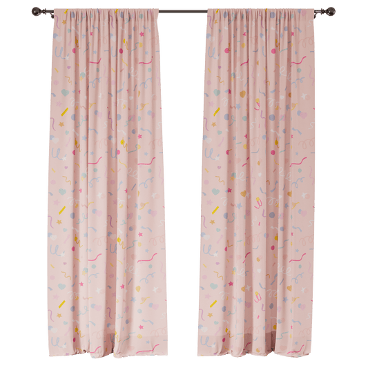 Marshmallow World Window Curtains - ArtessaFusion