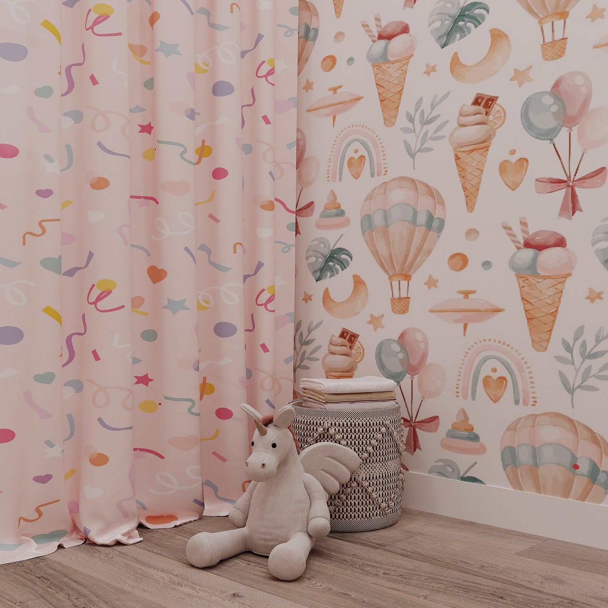 Marshmallow World Window Curtains - ArtessaFusion