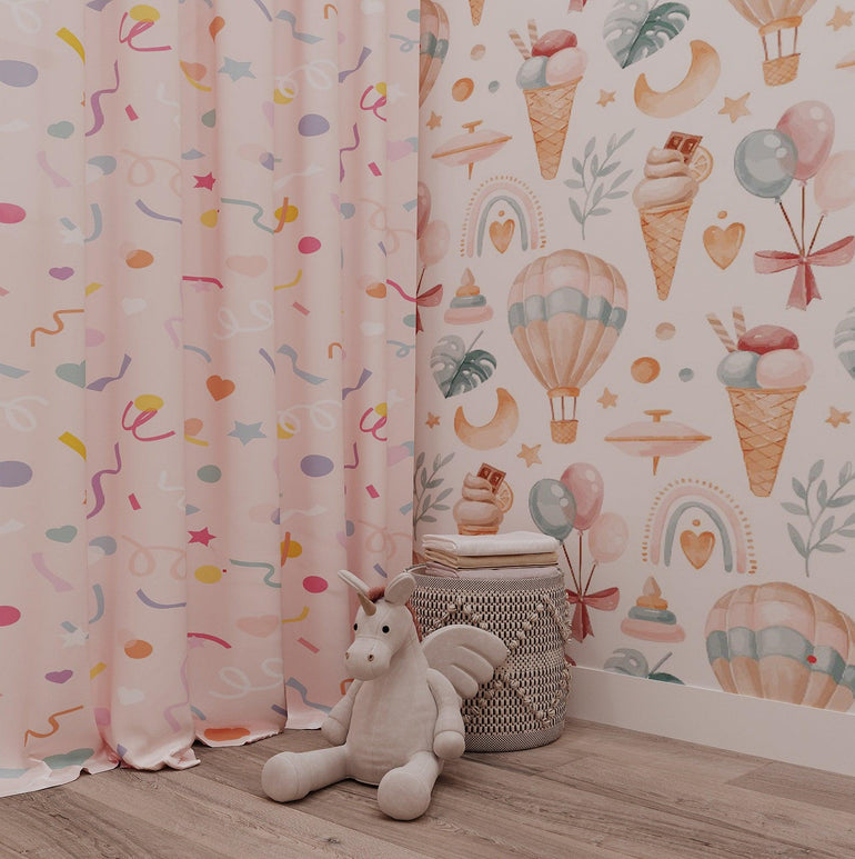 Marshmallow World Window Curtains - ArtessaFusion