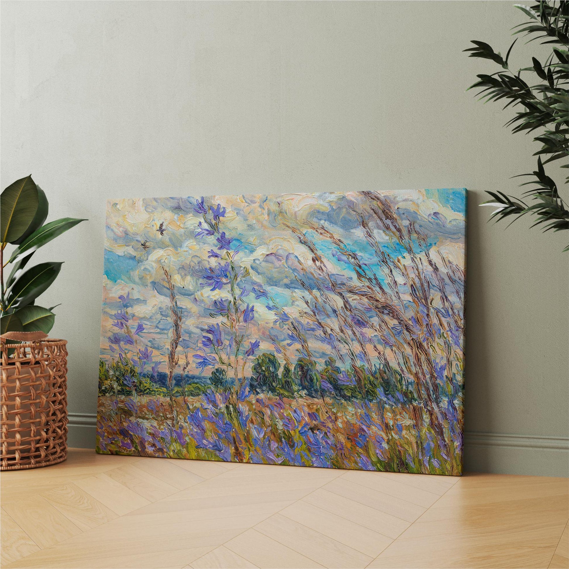 Meadow Mosaic Canvas - ArtessaFusion