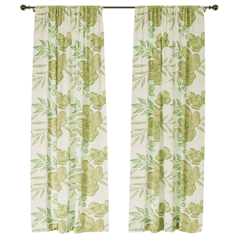 Paradise Retreat Window Curtains - ArtessaFusion