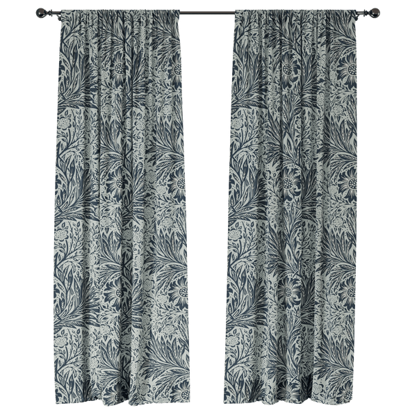 Serene Meadow Window Curtains - ArtessaFusion