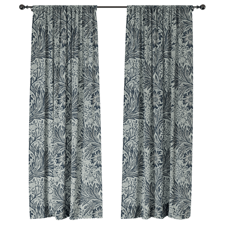 Serene Meadow Window Curtains - ArtessaFusion