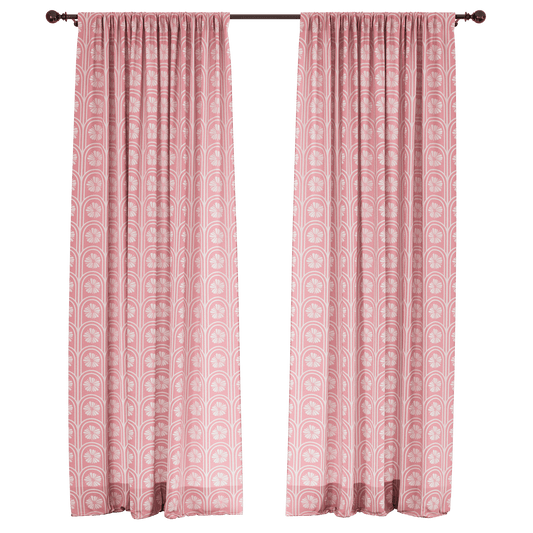 Strawberry Ice Cream Window Curtains - ArtessaFusion