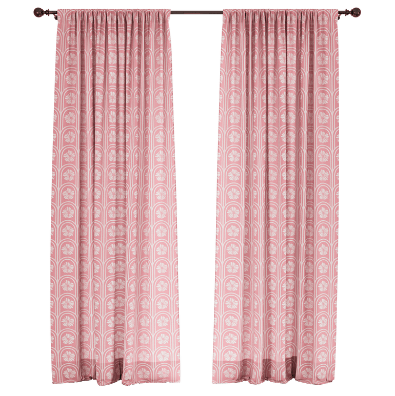 Strawberry Ice Cream Window Curtains - ArtessaFusion