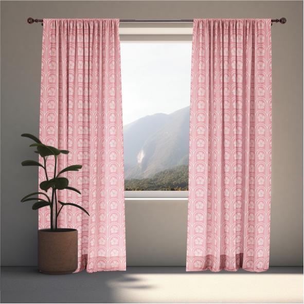 Strawberry Ice Cream Window Curtains - ArtessaFusion